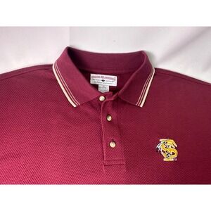 Vintage FSU Florida State University Boca Classics Maroon Golf Polo Shirt XL Men